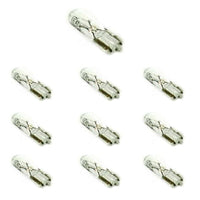 10 Lampade Alogene T5 W1,2W 24V W2X4.6D per Cruscotto Spie Veicoli Industriali