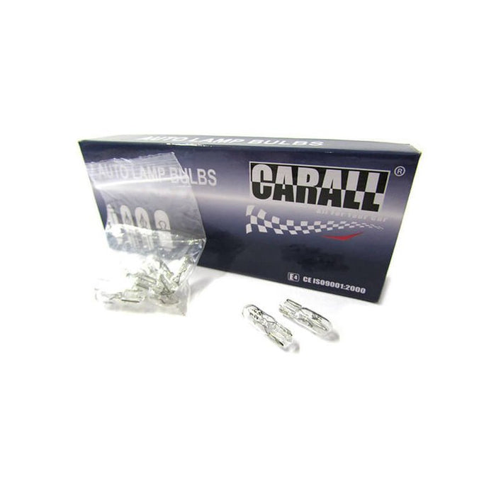 10 Lampade Alogene T5 W2W 12V 2W W2x4,6d per Cruscotto Spie e Luci Interne Auto