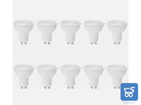 10 Pezzi Lampadina Umi GU10 MR16 Faretto LED 5W 15.000 Ore Bianco Caldo Dimmerabile