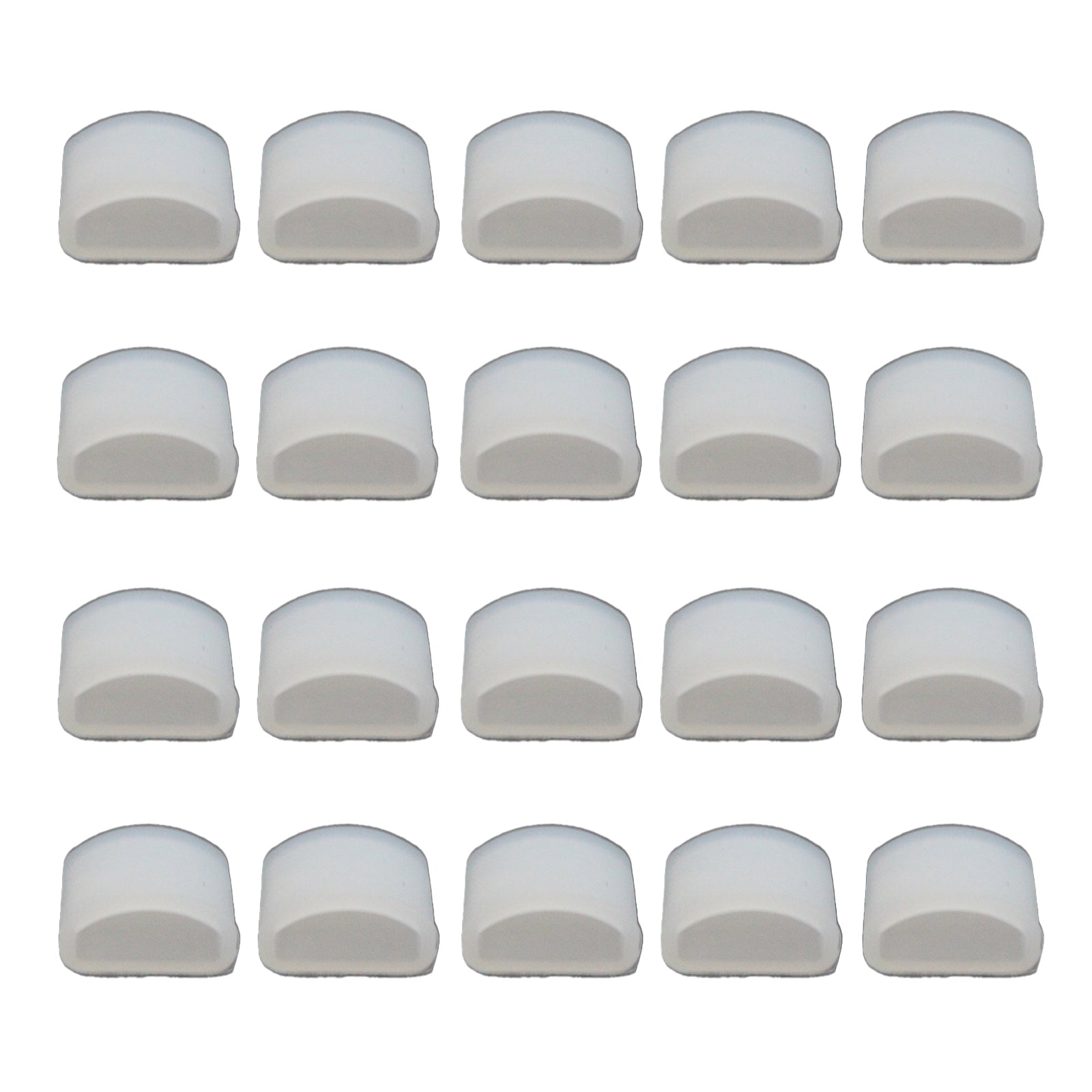 10 Pezzi Tappo di Chiusura Termine In Coda Per Striscia Led COB 220V IP65 SL22011