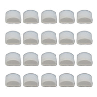 10 Pezzi Tappo di Chiusura Termine In Coda Per Striscia Led COB 220V IP65 SL22011