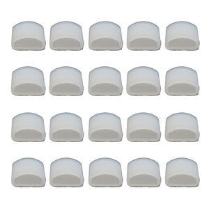 10 Pezzi Tappo di Chiusura Termine In Coda Per Striscia Led COB 220V IP65 SL22011