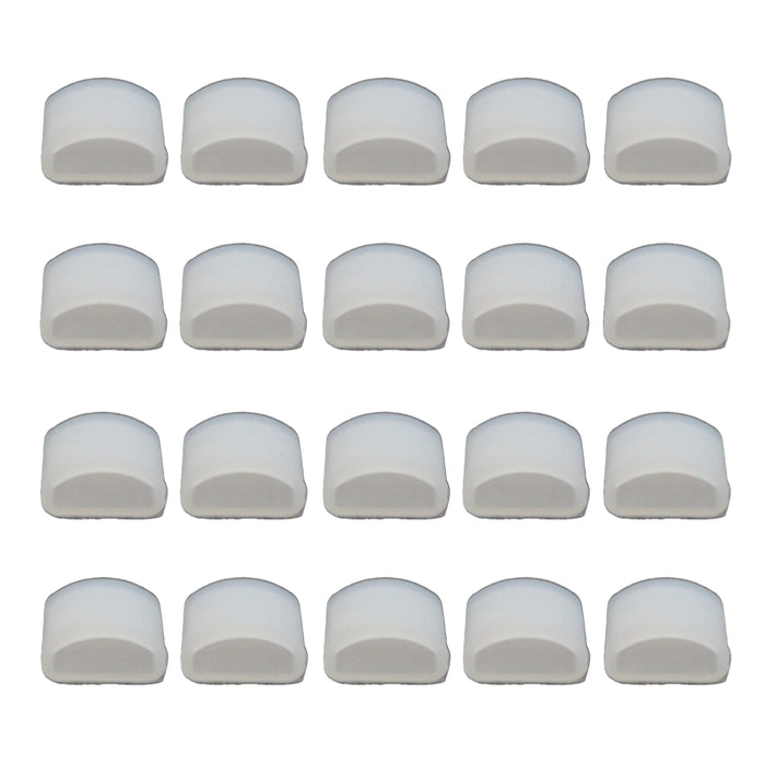 10 Pezzi Tappo di Chiusura Termine In Coda Per Striscia Led COB 220V IP65 SL22011