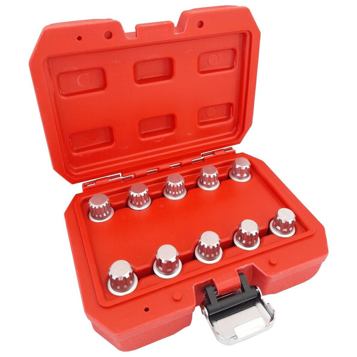 10 chiavi bussole per installazione rimozione dadi antifurto ruote BMW HY156153