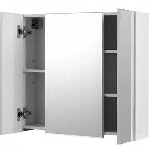 Pensile sospeso da 60x55x15 cm, finitura bianca, ideale per ogni ambiente.