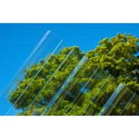 10 Lastre di Policarbonato Corrugato "SuperDur" ONDA 76/18 mm CLEAR 1265X1000mm con protezione UV