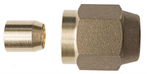 10 pz. RACCORDO AUTOCARTELLANTE RAME 1/4" GIUNTO clima CLIMATIZZATORE SENZA CARTELLATRICE