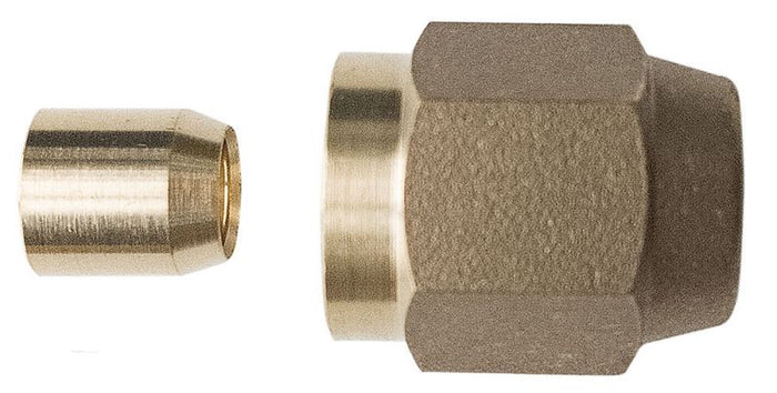 10 pz. RACCORDO AUTOCARTELLANTE RAME 1/4" GIUNTO clima CLIMATIZZATORE SENZA CARTELLATRICE