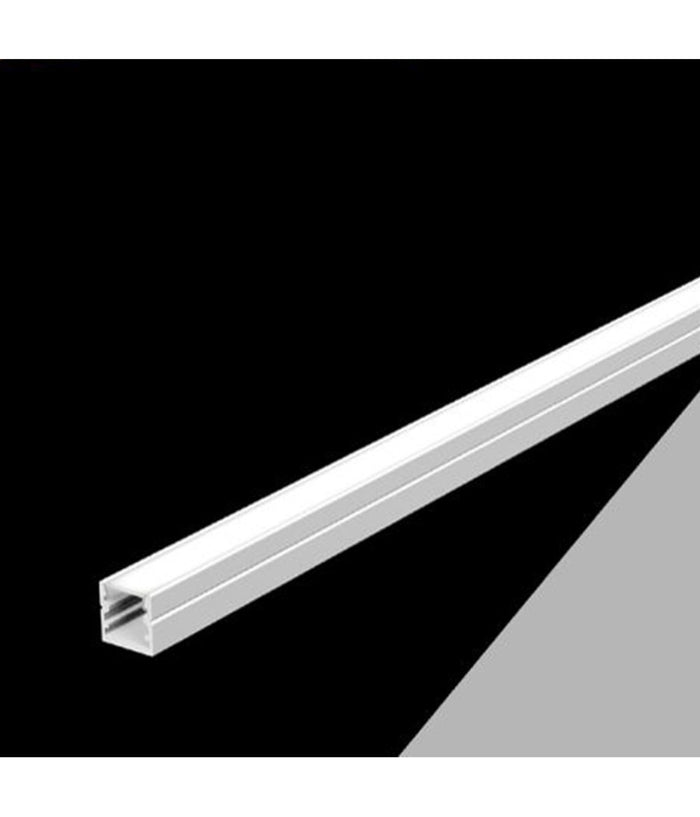 10 Pz Profilo In Alluminio 2 Mt Lineare A Plafone Sezionabile Striscia Led Al-20         