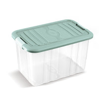 CONTENITORE SALVASPAZIO "EVERBOX" CON COPERCHIO + CLIPS RETTANGOLARE MIS. "M"  MHOME 10.3107.1.06.M