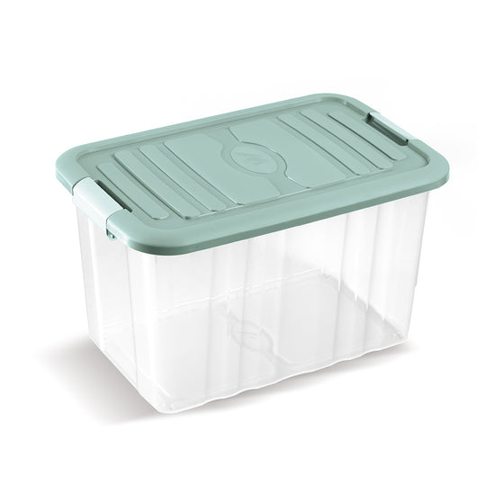 CONTENITORE SALVASPAZIO "EVERBOX" CON COPERCHIO + CLIPS RETTANGOLARE MIS. "M"  MHOME 10.3107.1.06.M