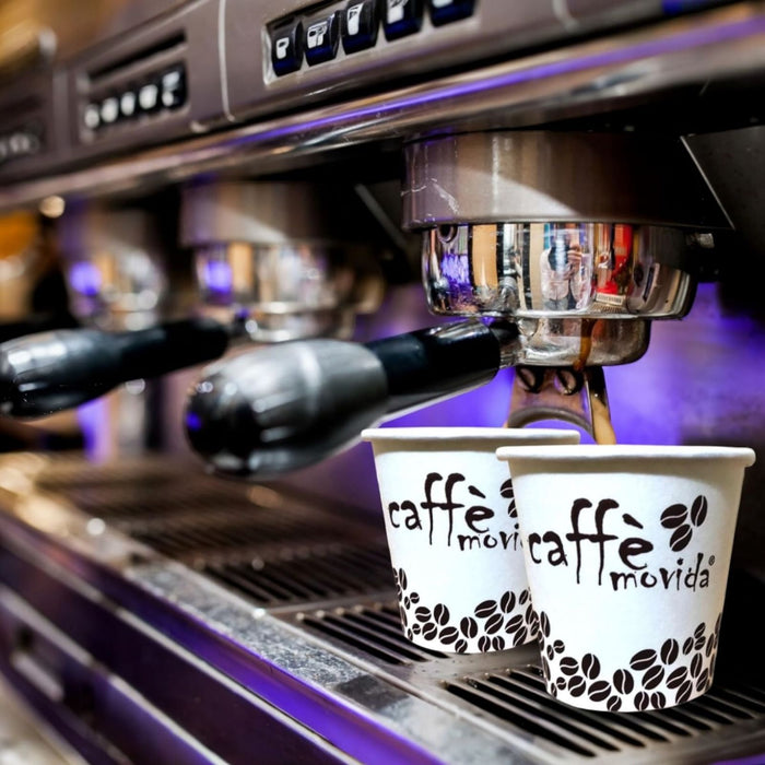 100 Bicchierini di caffè di carta Biodegradabili Per Caffe' Orzo 75ml Art.642356