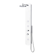 PARETE ATTREZZATA MULTIFUNZIONE MODELLO BALI Bianco lucido DH