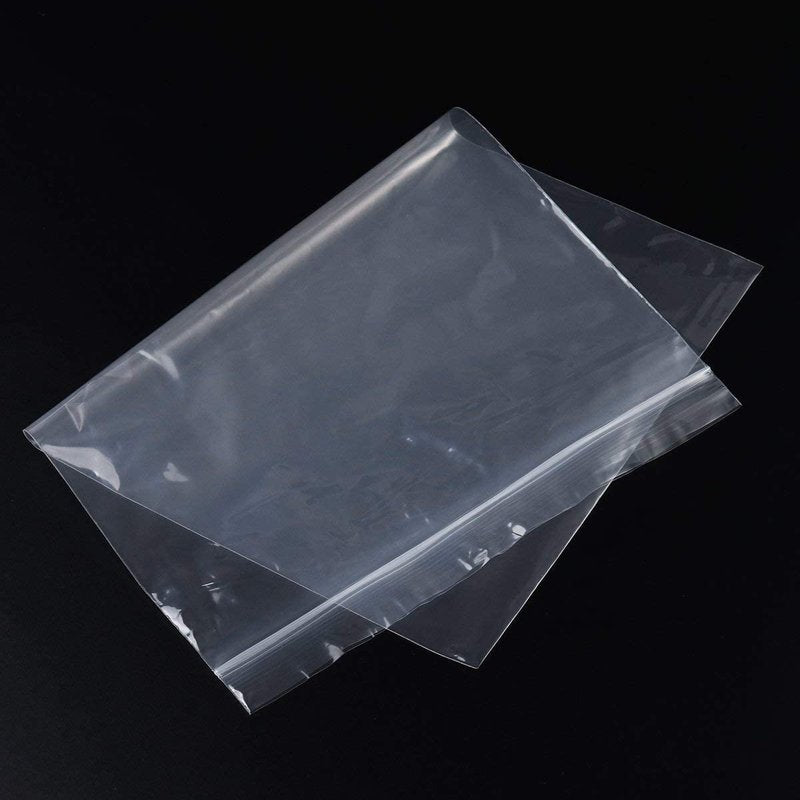 1000 Pezzi Buste Zip Trasparenti 12x19 cm Spessore 30 Micron Richiudibili