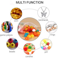 1000 Pezzi Buste Zip Trasparenti 12x19 cm Spessore 30 Micron Richiudibili