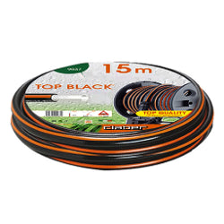 Tubo irrigazione gomma atossica top black 15 mt 5/8\" claber"