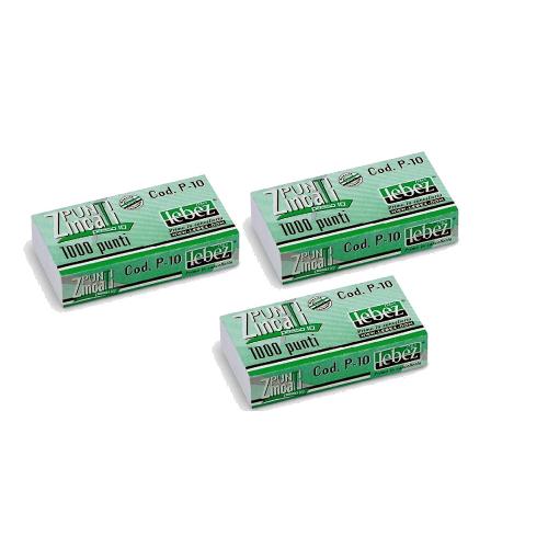 Punti per cucitrice confezione 3000 pezzi cucitrice p-10