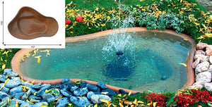 Laghetto da giardino caraibi litri 260