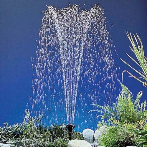 Verdemax serie 1500 pompa laghetto 1500 lt/h con giochi e regolatore di portata