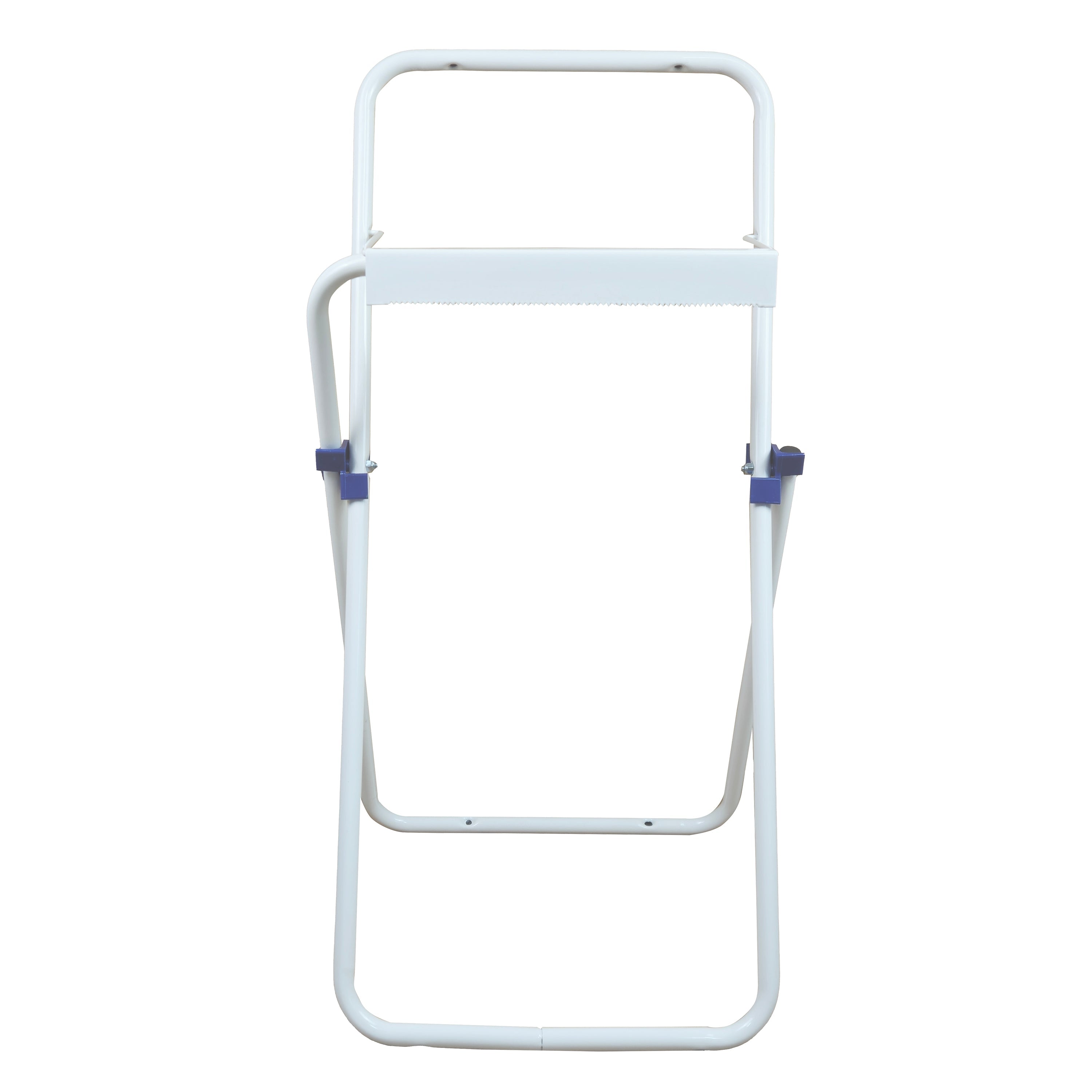 Tecnokit porta rotolo industriale alto da pavimento per bobine di carta da cm 29, misure dispenser 80x40x42 cm, posizione alta della bobina