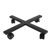 Tecnokit carrello porta piante da interno ed esterno in acciaio per vasi rotondi e quadrati, portavasi con ruote cm 30 cm 40
