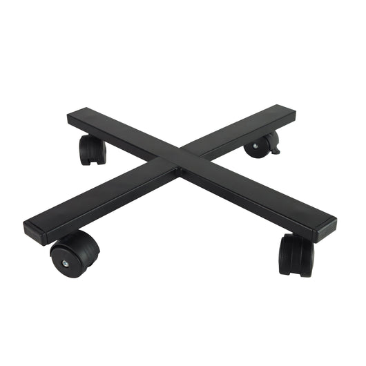 Tecnokit carrello porta piante da interno ed esterno in acciaio per vasi rotondi e quadrati, portavasi con ruote cm 30 cm 40