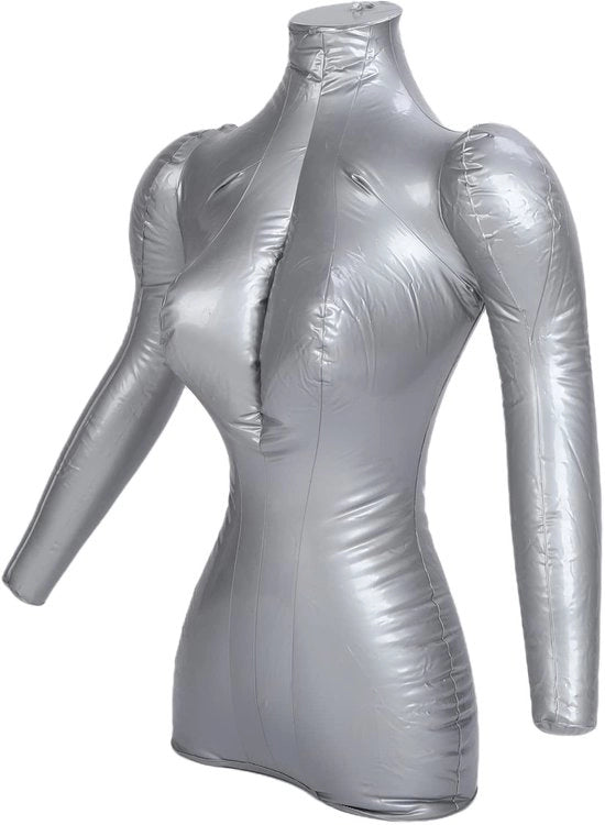 Manichino espandibile femminile per display abbigliamento - Superficie torace - Materiale PVC - Ripiegabile - Leggero - Adatto per centri commerciali - Display abbigliamento

Modello: 
- Materiale: PVC
- Dimensioni: 
- Peso: 
- Colore: 
- Materiale: PVC