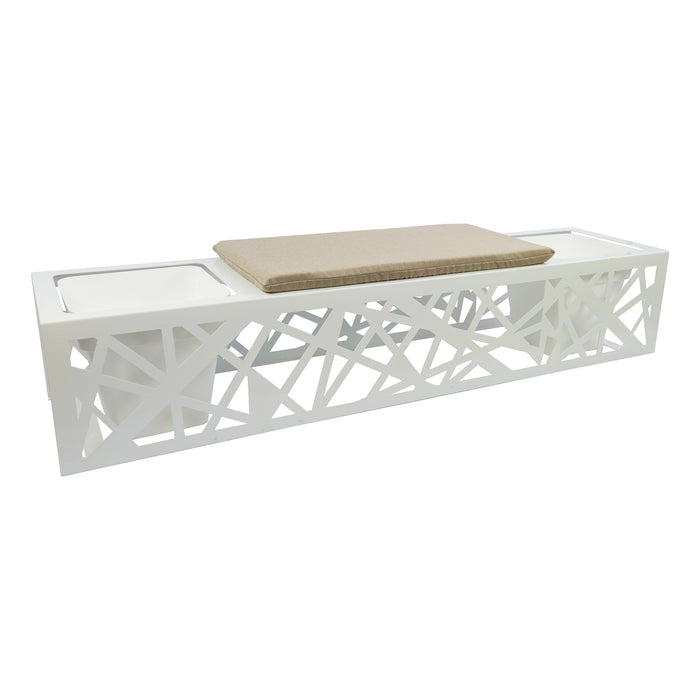 Panca Porta Vasi in metallo Goot cm 150x50x40