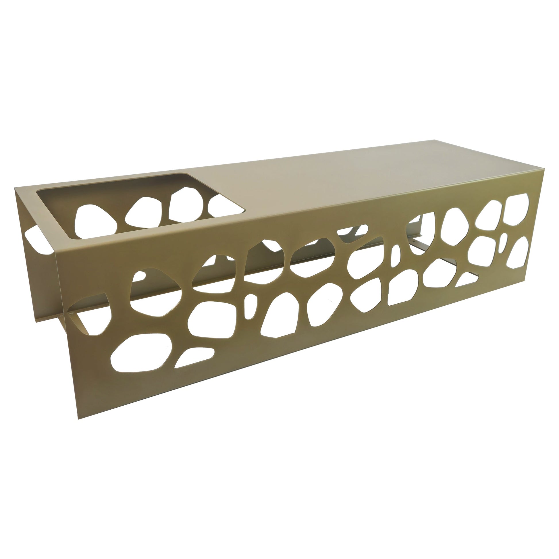 Panca Porta Vasi in metallo Goot cm 150x50x40