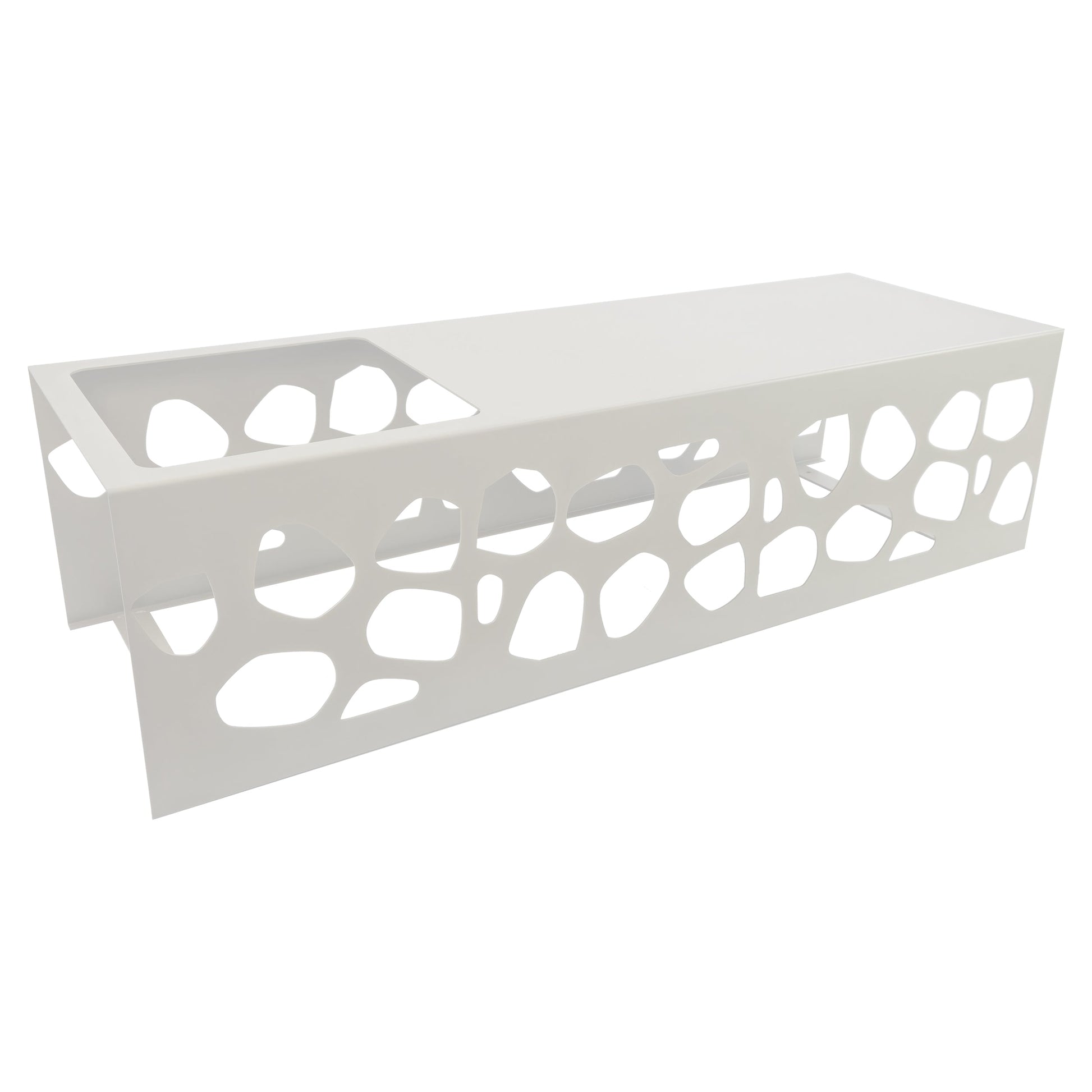 Panca Porta Vasi in metallo Goot cm 150x50x40