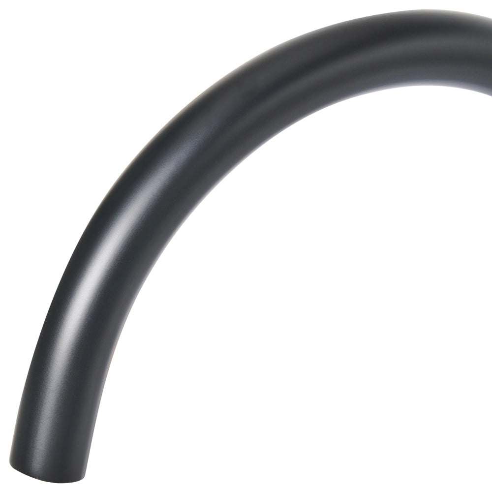 Rubinetto miscelatore per lavabo in ottone neroa due maniglie con beccuccio curvo Accessori bagno Bagno