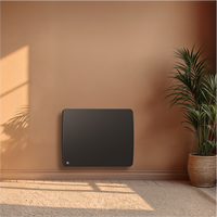 Radiatore elettrico fisso ad inerzia ceramica a secco 1000W ARIA orizzontale nero