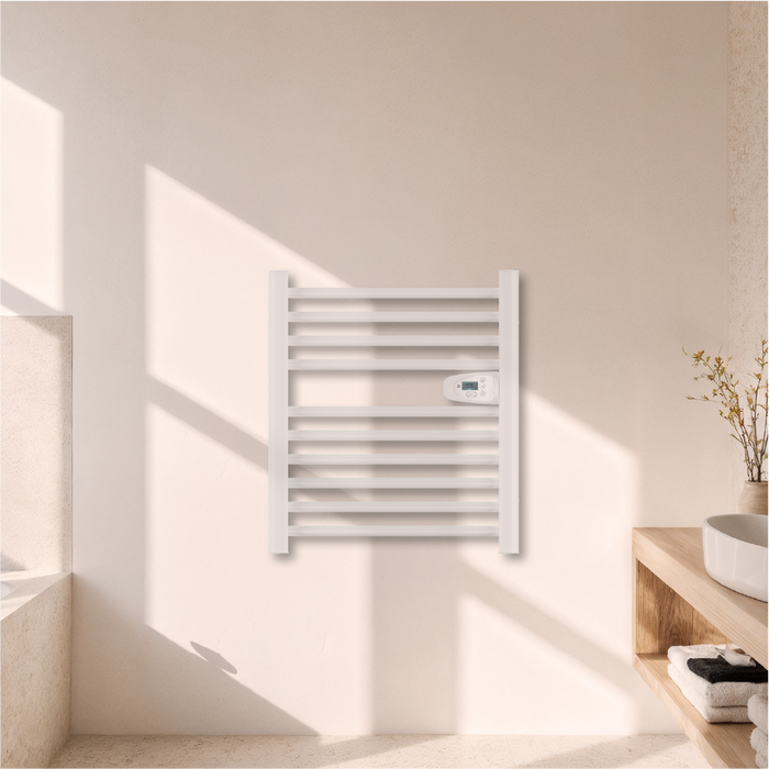 Scaldasalviette elettrico Besther Hestia 300W senza liquidi, 62 cm H x 54 cm