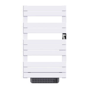 Scaldasalviette elettrico senza liquidi con soffiante 500W+1000W H.108,4xL60cm HANAE bianco