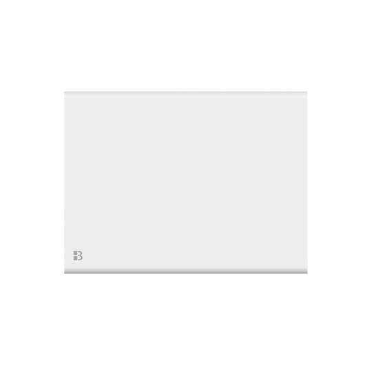 Radiatore elettrico fisso ad inerzia secca ghisa+film 1000W NEMESIS orizzontale bianco