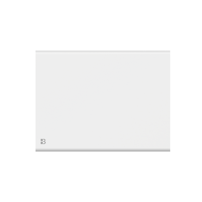 Radiatore elettrico fisso ad inerzia secca ghisa+film 1000W NEMESIS orizzontale bianco