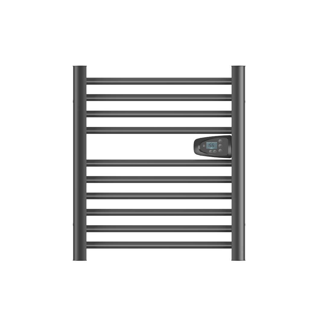 Scaldasalviette elettrico senza fluido Besther HESTIA nero 300W, H.62xL.54cm