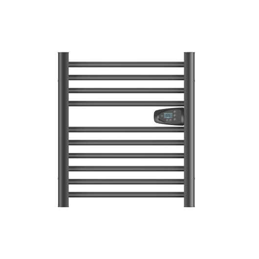 Scaldasalviette elettrico senza fluido Besther HESTIA nero 300W, H.62xL.54cm