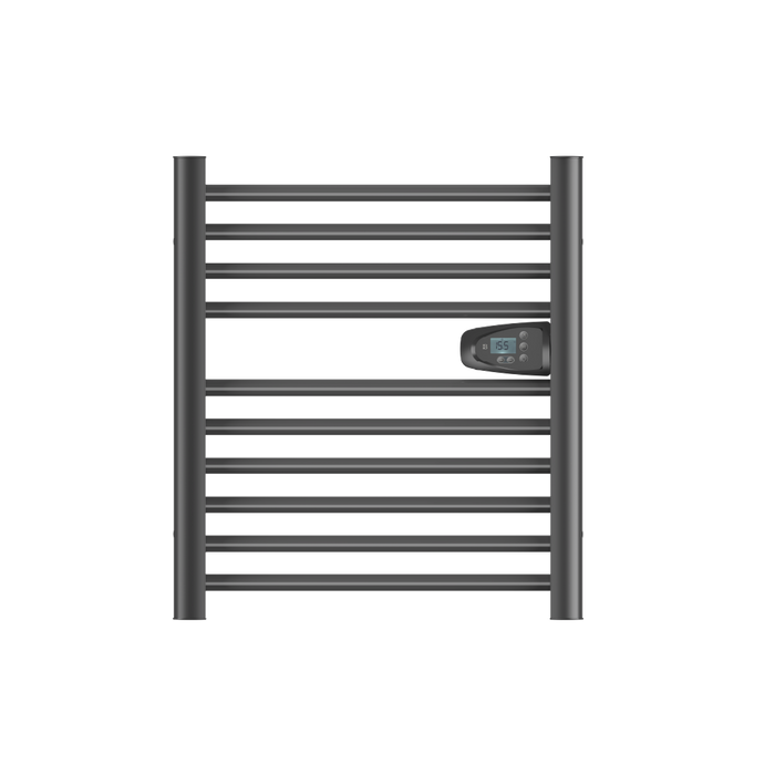 Scaldasalviette elettrico senza fluido Besther HESTIA nero 300W, H.62xL.54cm