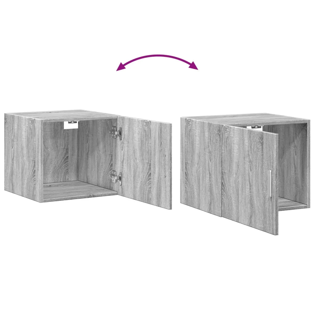 Mobile a Parete Grigio Sonoma 45x42,5x40cm in Legno Multistrato