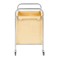 Carrello portabiancheria con ruote (250 litri, 4 ruote in gomma scorrevole, 2 ruote con freno di stazionamento, borsa trolley in poliuretano) 14_0004375