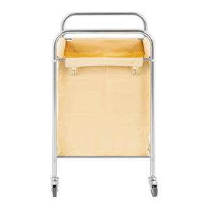 Carrello portabiancheria con ruote (250 litri, 4 ruote in gomma scorrevole, 2 ruote con freno di stazionamento, borsa trolley in poliuretano) 14_0004375