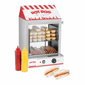 Vaporiera per hot dog 50 panini per hot dog e 200 salsicce 2.000 Watt 14_0004973