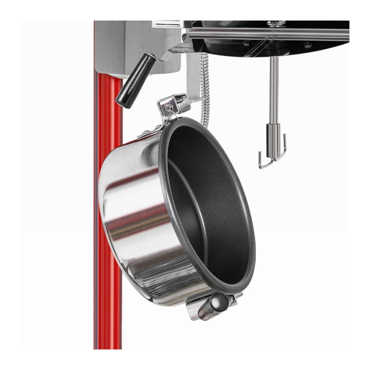 Macchina per popcorn con vano riscaldante rosso 14_0002344