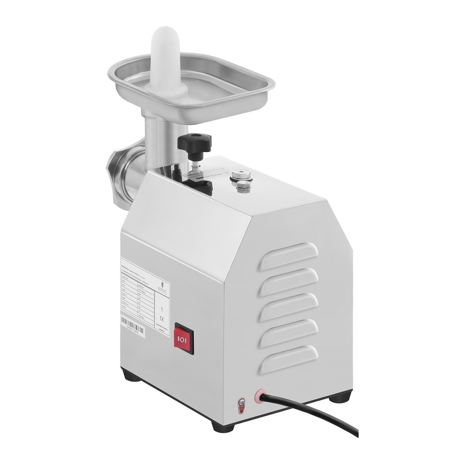 Tritacarne inox funzione reverse 70 kg/h potenza: 600 watt 14_0001956