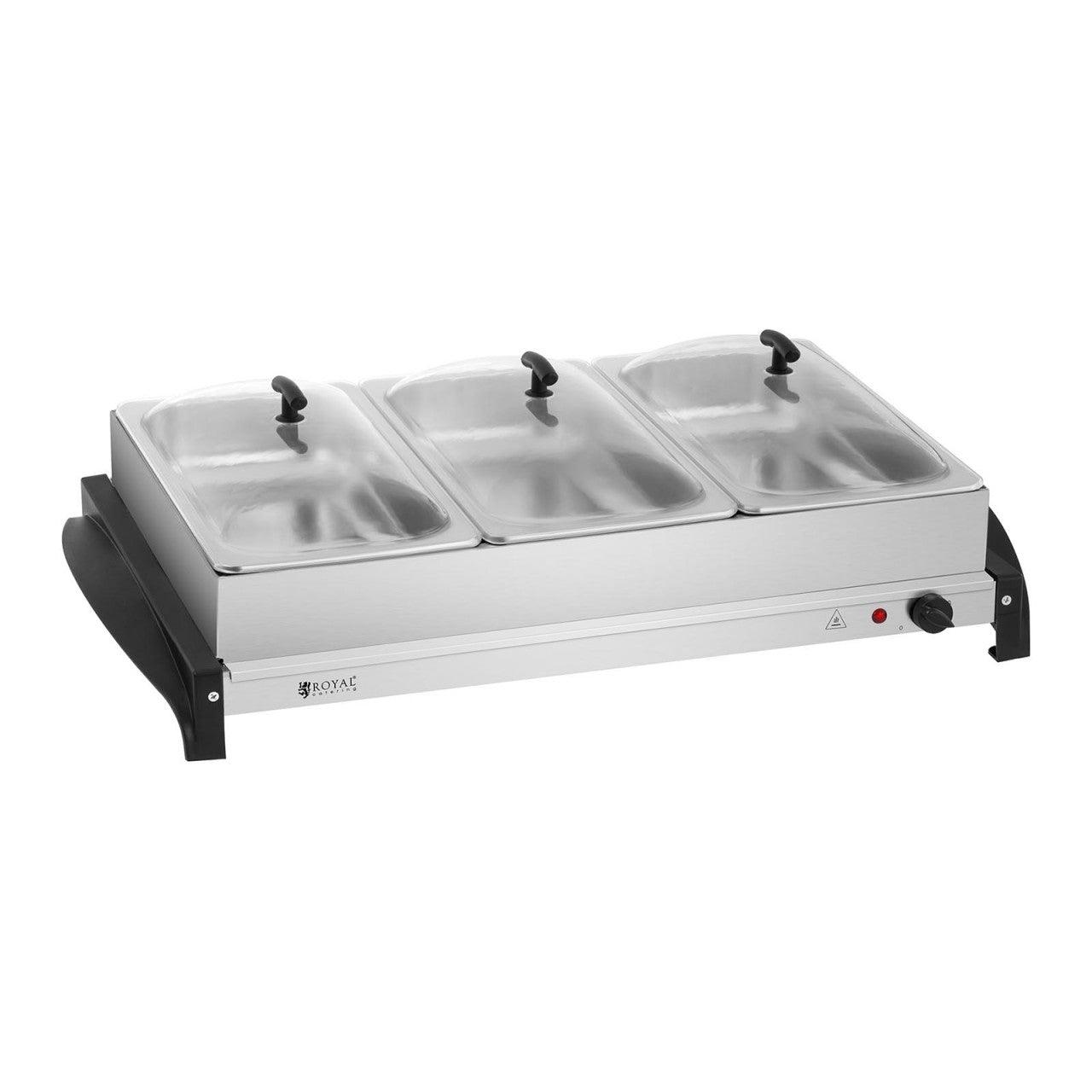 Scaldavivande 3 x 2 litri 400 watt acciaio inox 14_0001018
