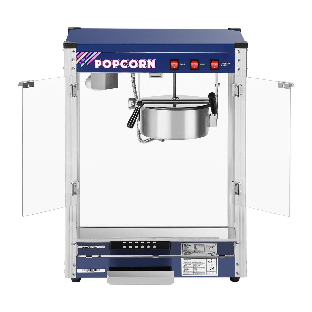 Macchina per popcorn - Blu - 8 once 14_0002329