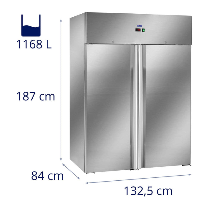 Frigo professionale due porte - 1168 litri inox silver 14_0005329