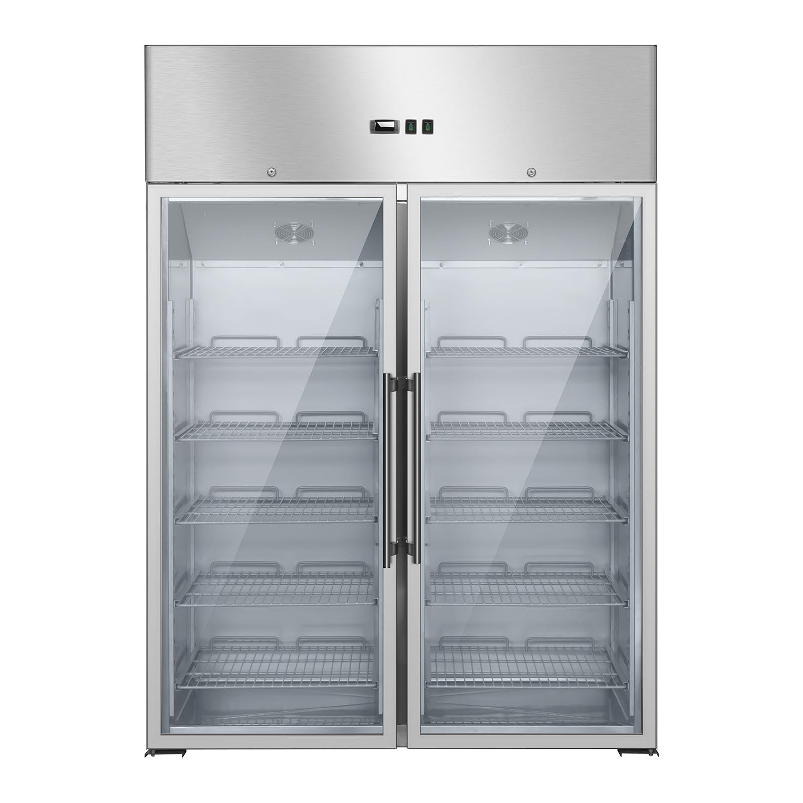 Frigorifero gourmet con due ante in vetro frigorifero professionale - 984 litri 14_0005330