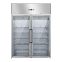 Frigorifero gourmet con due ante in vetro frigorifero professionale - 984 litri 14_0005330